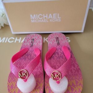 Michael kors kids flip flop